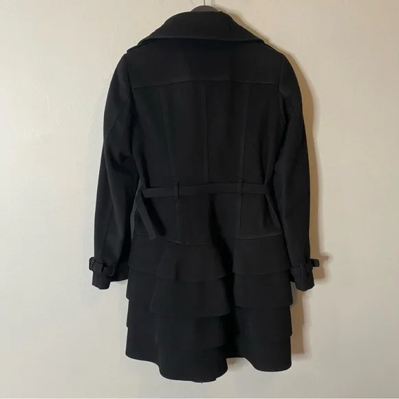 Burberry London Black Wool Cashmere Coat - Picture 8 of 10